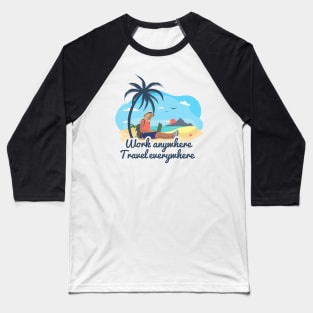 Digital Nomad Life Baseball T-Shirt